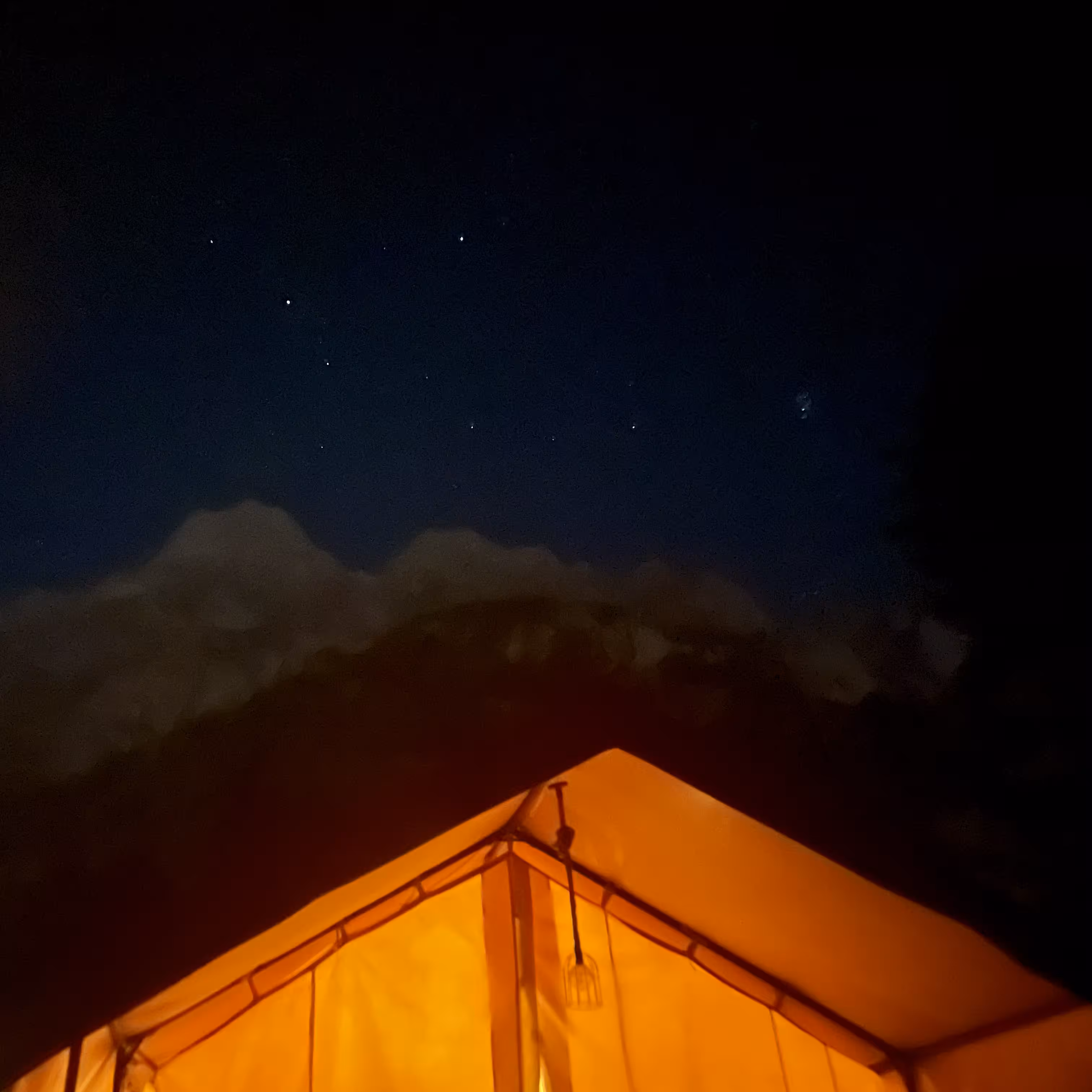First starry night